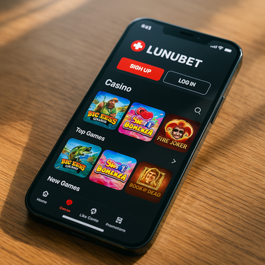 LunuBet Casino Mobile Version - Responsive Design für Smartphones